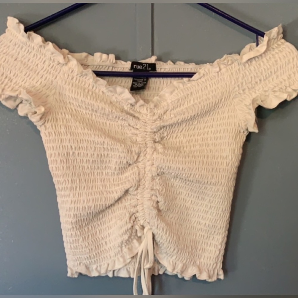 White Crop Top